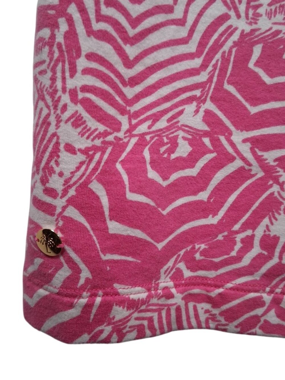 Lilly Pulitzer Dress Small Oh Cabana Boy French Terry Beach Coastal Pink - Picture 4 of 9